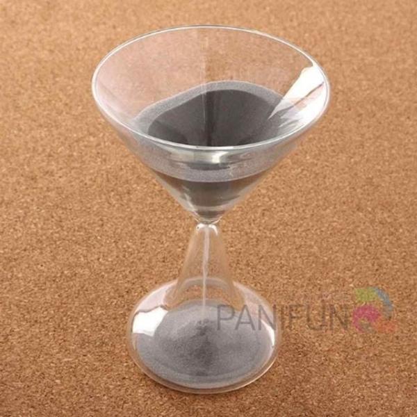 유리모래시계 3분 실버 5분모래시계 모래시계게임 모래멍 목욕탕모래시계 카페소품