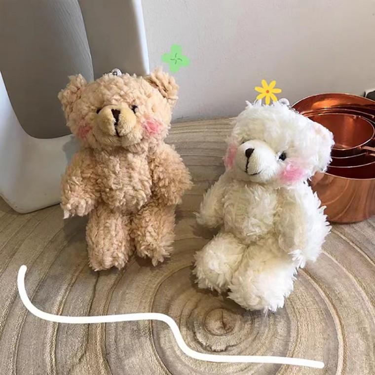 곰돌이 인형 키링 가방고리 베어 행잉 귀여운 미니 키홀더 동물 악세서리 열쇠고리 곰 2color