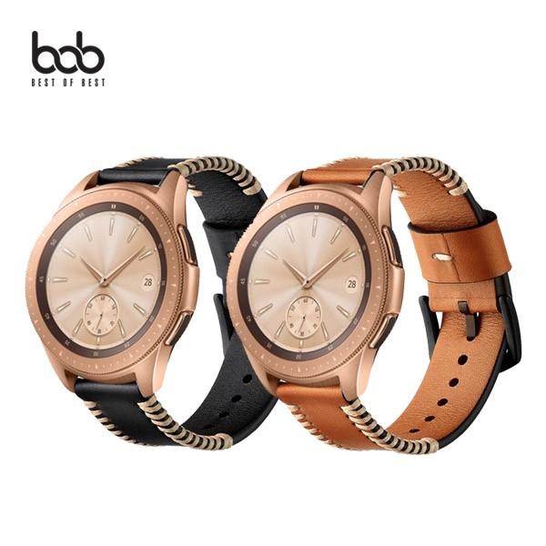 갤럭시워치 전세대호환 스티치 가죽 밴드 시계줄 스트랩 Galaxy Watch 워치7 6 클래식 워치5 프로 워치4 3