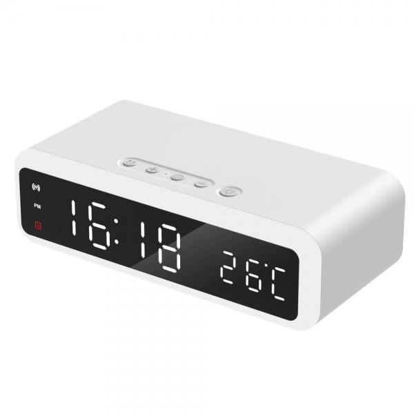 비즈 LED 무드등 알람시계 15W 고속 무선충전기 (BZ-WL15)