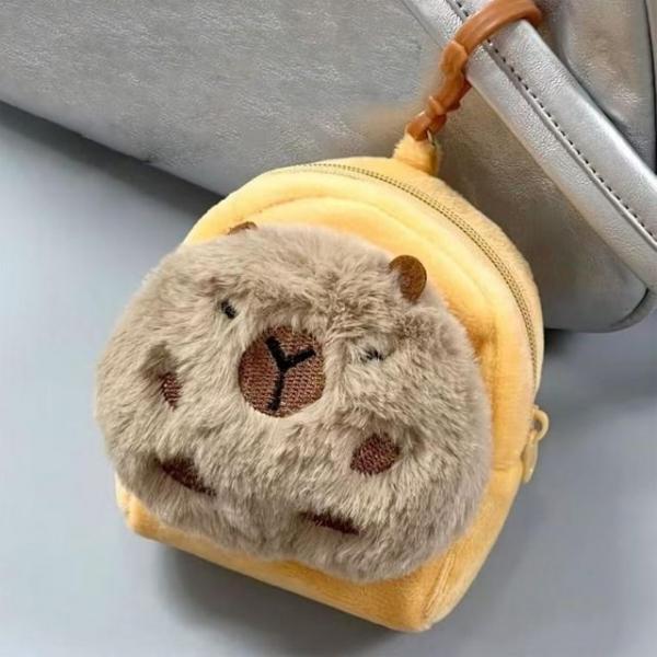 카피바라 파우치 인형키링 키홀더 가방고리 백꾸 가꾸