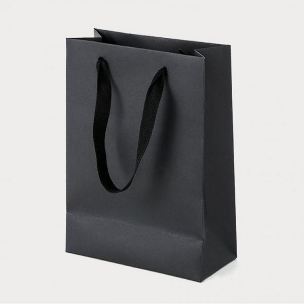 무지 블랙 종이 쇼핑백 16X 22cm 선물 구디백 포장 가방 답례품 주얼리