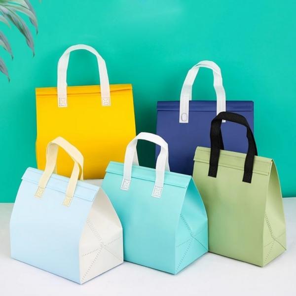 일회용 보냉백 케이크 손잡이 은박 보온 보냉팩 피크닉 보냉가방 20개 1세트