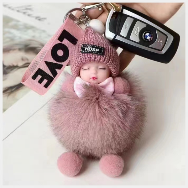 아기 인형 가방 열쇠고리 핸드백 자동차 키링