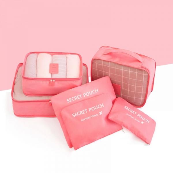 캐리어 캠핑 여행용 파우치 가방 6종세트 DD-10112