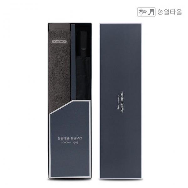 송월타올 포인트 200g 1P + 2단 완벽무지 우산 1P세트