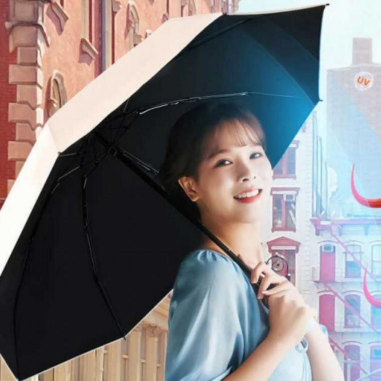 장마철 휴대용 미니 5단 자동 우산 자외선차단 우양산