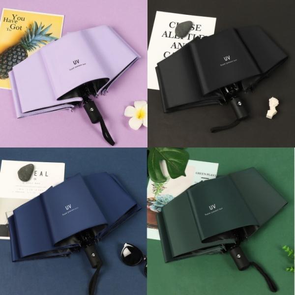 썬블로커 3단 자동우산 UV차단 양산 암막 접이식 원터치 초경량 우양산 답례품 케이스 판촉물 사은품