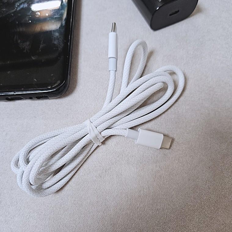 초고속 충전 케이블 60W CtoC 충전기 1.5m 데이터전송