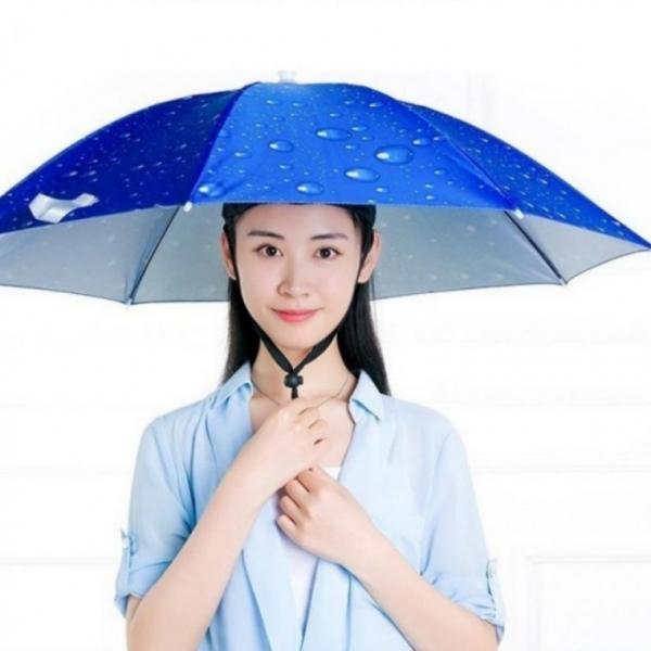 머리에쓰는우산 양산모자 우산 에쓰는 머리 모자 양산