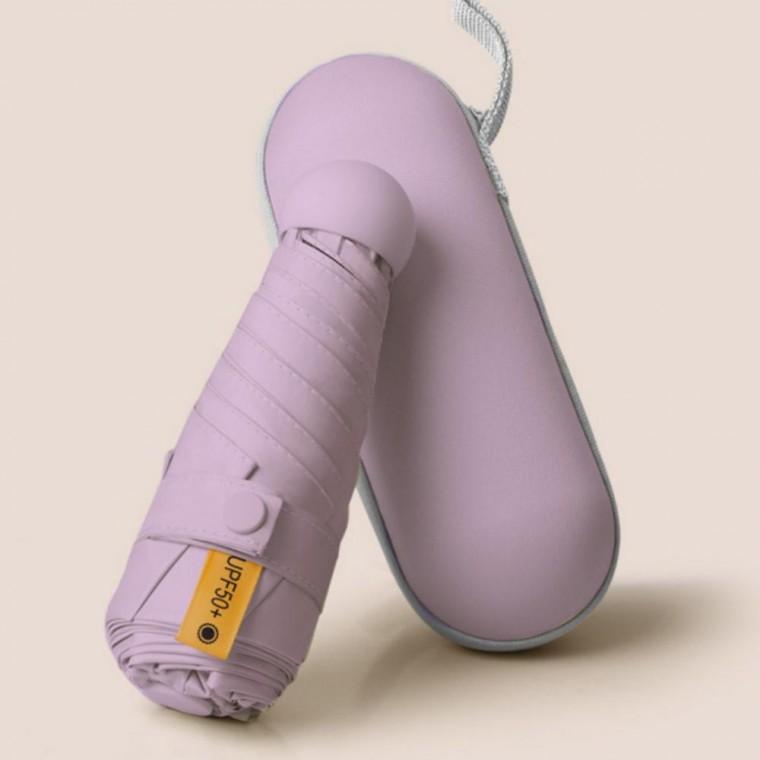 장마철 휴재용 미니 캡슐 우산 초경량 접이식 우양산