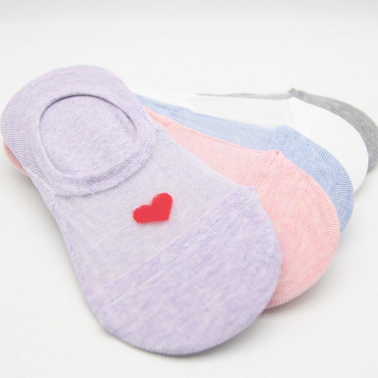 하트 시스루 망사 양말 국산양말 랜덤 3켤레묶음