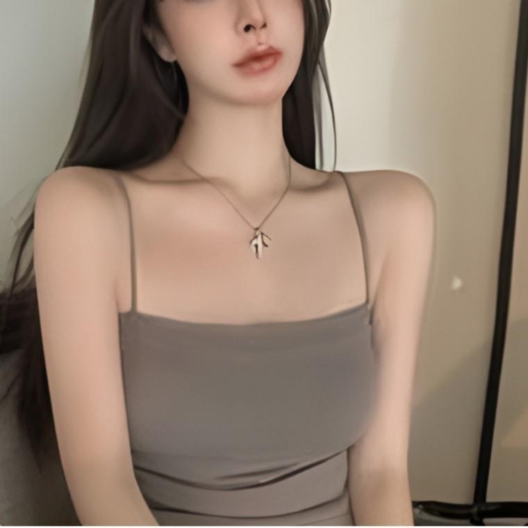 콩쓰몰리 심리스 캡나시 캡내장 브라탑 일체형 끈나시 여자나시 브라캡나시 스포츠브라탑 레이어드