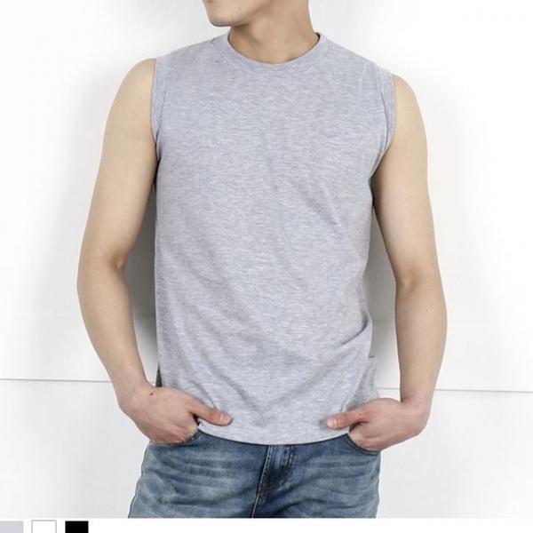 남자 여름패션 시원한 데일리 민소매 나시 면티셔츠