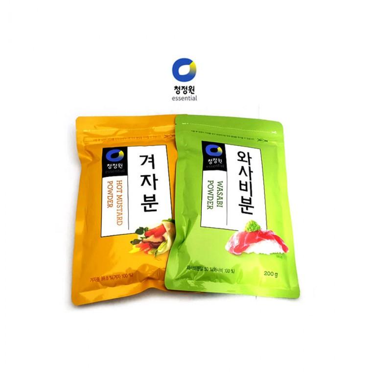 청정원 겨자분 와사비분 향신료 와사비분말 겨자