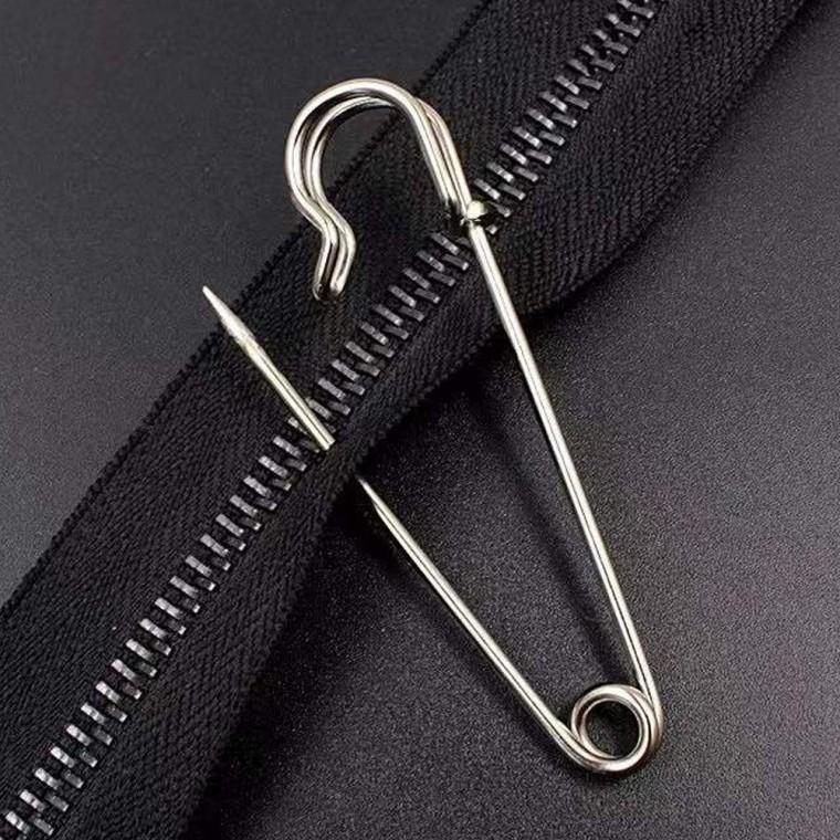 침대 커버 이불 옷 스카프 핀 중 5cm 10p