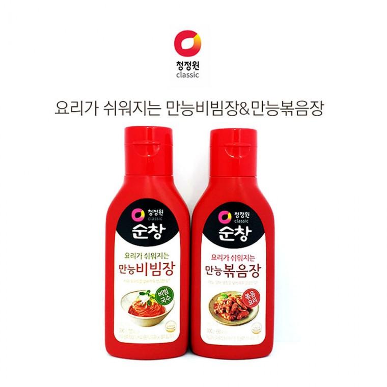 청정원 만능 비빔장 볶음장 고추장 소스 비빔국수 볶음요리 소스