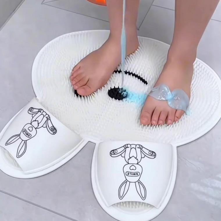 실리콘발세척 발씻는신발 발클리너 세족매트 풋샤워