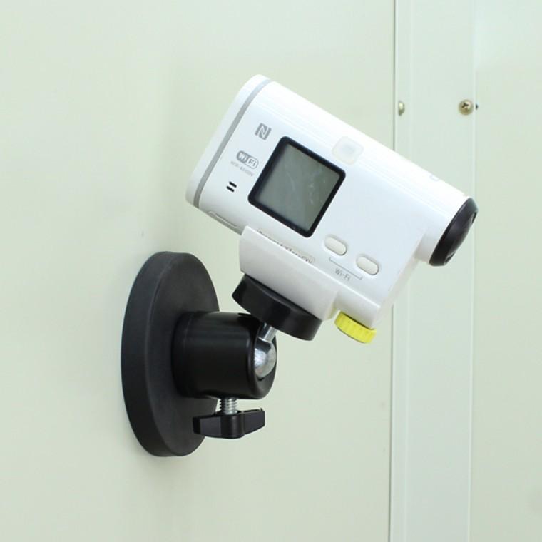 카메라 무타공 66mm 자석 거치대 마운트 액션캠 CCTV