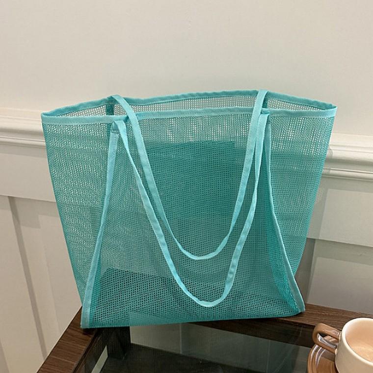 네트백 여름가방 망사 여름 그물 비치백 유행 쇼퍼백