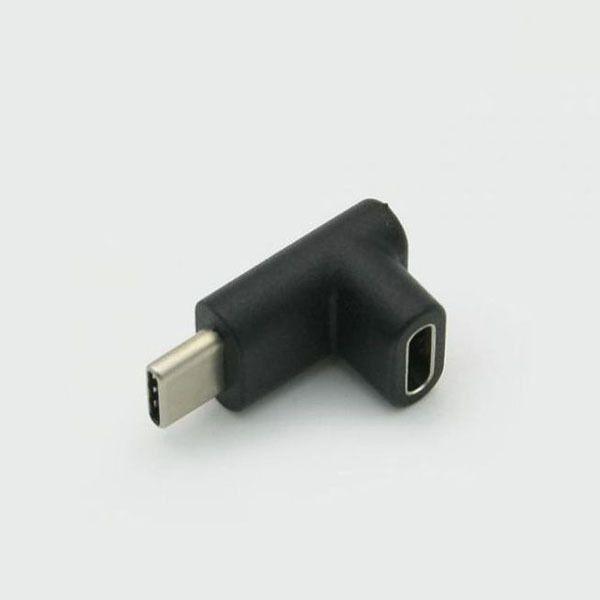 Coms USB 3.1 TypeC젠더(연장 MF 상하 꺾임 일체Short