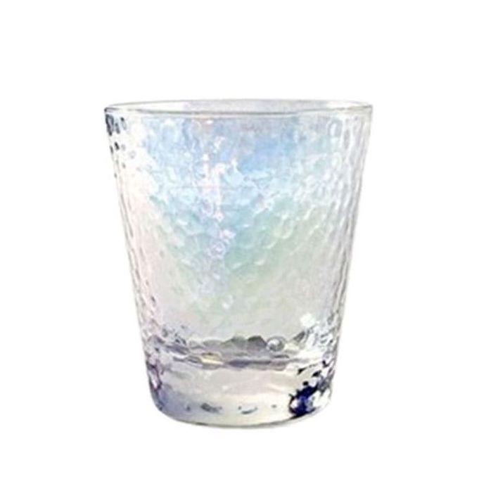 유리컵 글라스잔 카페컵 유리잔 홀로그램 물컵 330ml