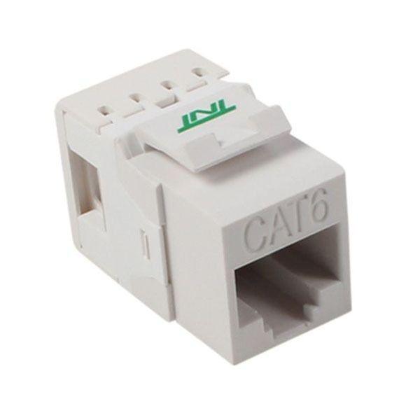 CAT 6 UTP 스냅인 키스톤잭 모듈 180도 꺾임 연결잭