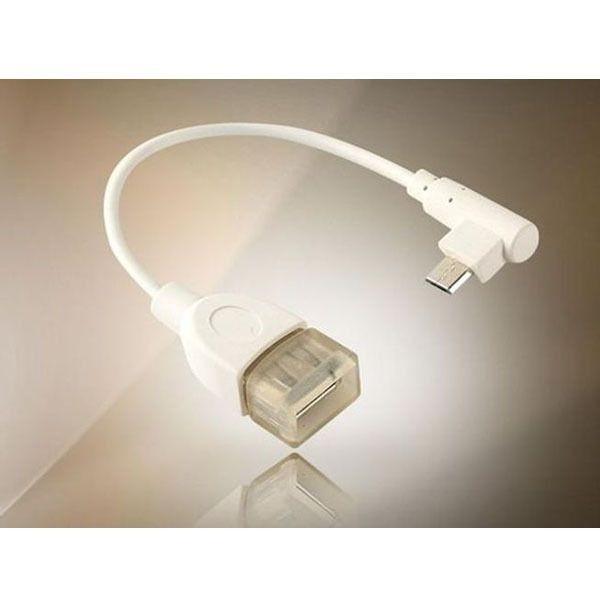 coms 스마트폰 OTG 젠더-MIcro USB(M) USB A(F화이트