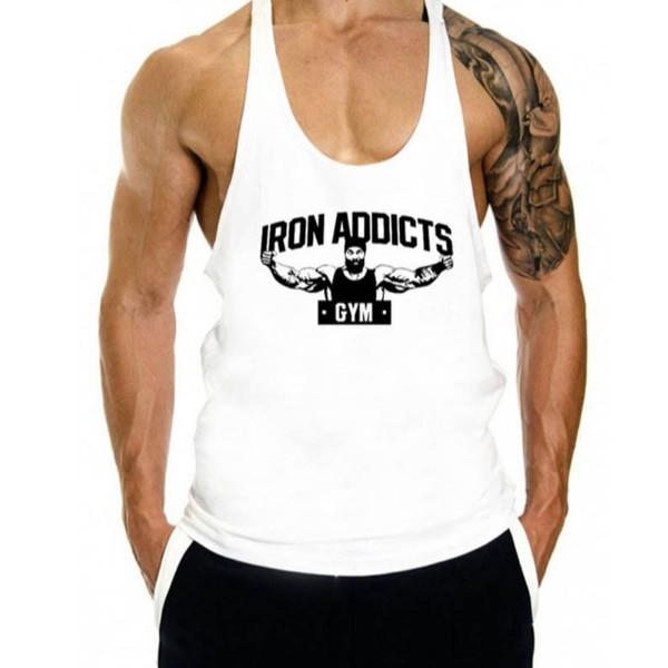 근육질 몬스터핏 체육관 운동복 아이언 헬스 나시