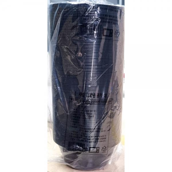 일회용기(태양산업사 검정 공기 138파이x55mm 100입)
