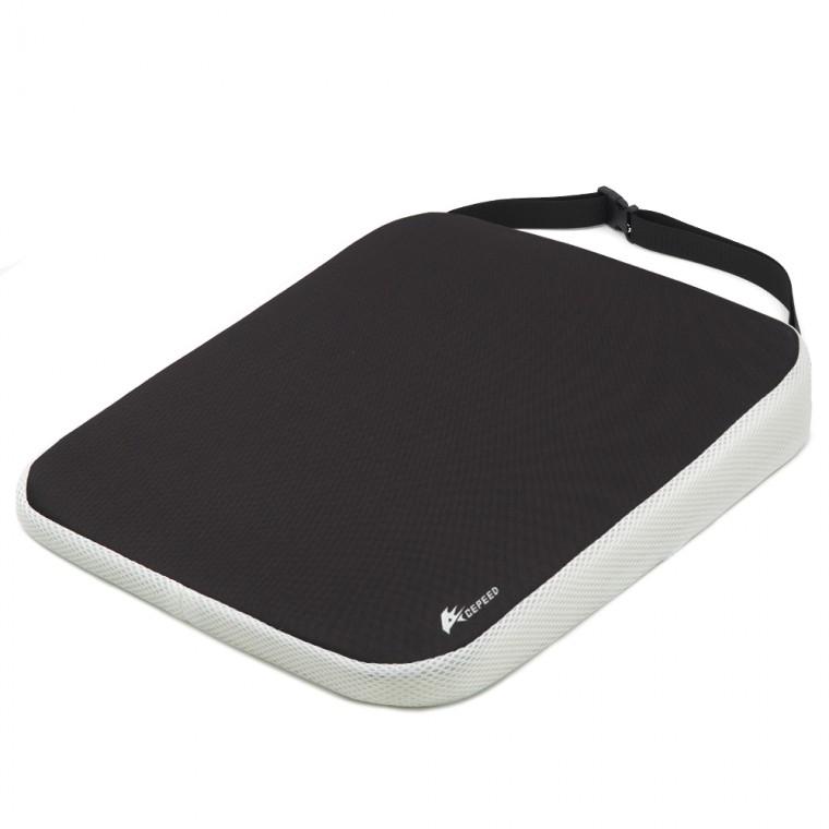 ACEPEED 차량용 키높이방석 높이조절 방석 경사 AP16 섬유 블랙 6cm