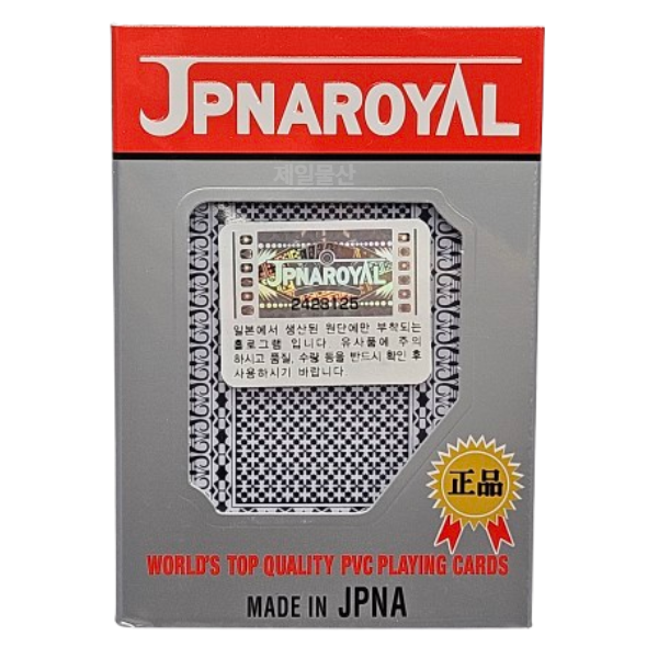 JPNA 홀로그램 트럼프 카드 고급 포커세트 반사형 1개