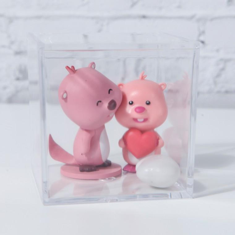 피규어 커피캡슐 현금 세이빙 박스 보관함8x8x8