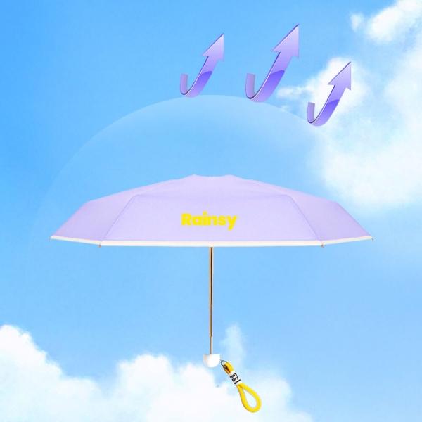 RAINSY UV 차단 5단 미니 우양산(라벤더)
