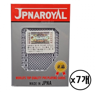 JPNA 홀로그램 트럼프 카드 고급 포커세트 반사형 7개