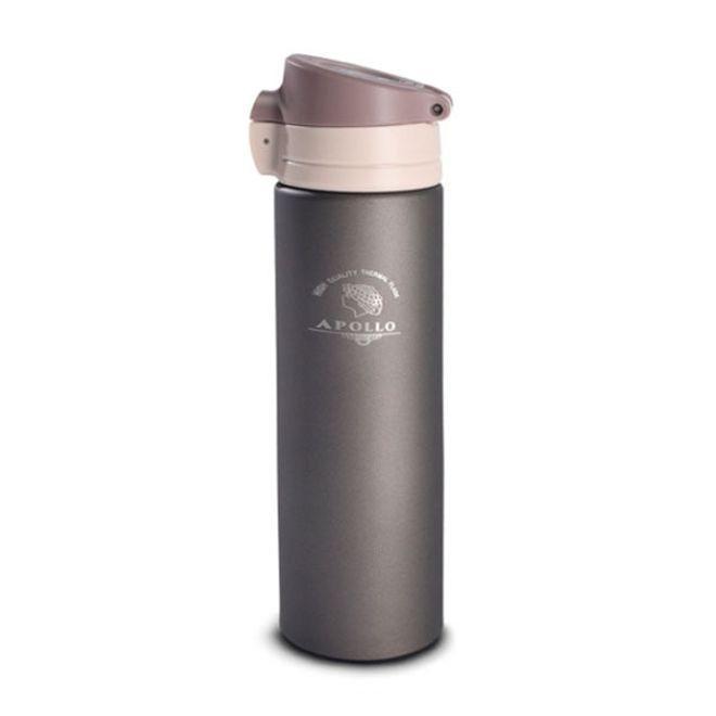 아폴로 스텐 텀블러 물병 물통 보틀 카키그레이 480ml