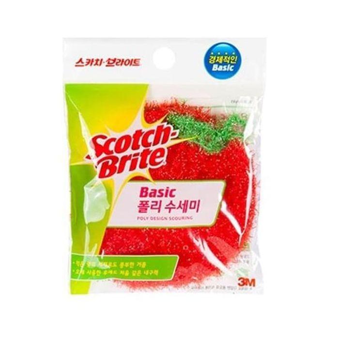 3M 수세미 설거지 그릇 폴리 주방 수세미 13X13cm