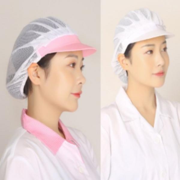 주방 조리 작업 용 위생 모자 전체 망사 1p 요리 남자 사 천 공장모
