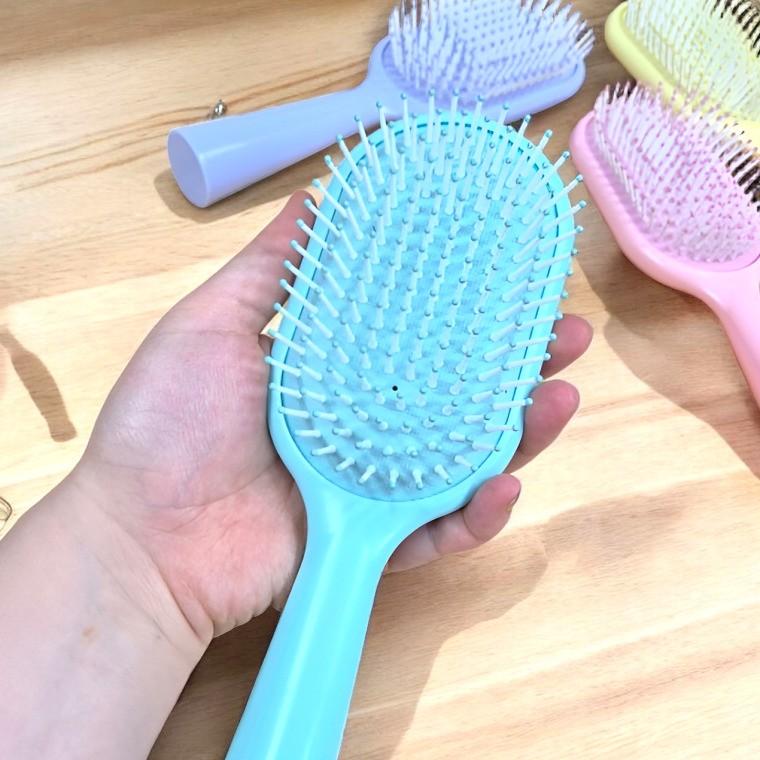 파스텔 헤어브러시 헤어빗 휴대용 여행 소품 브러쉬