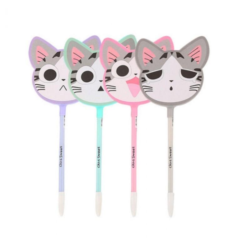 고양이 부채 판촉용 볼펜부채 여름