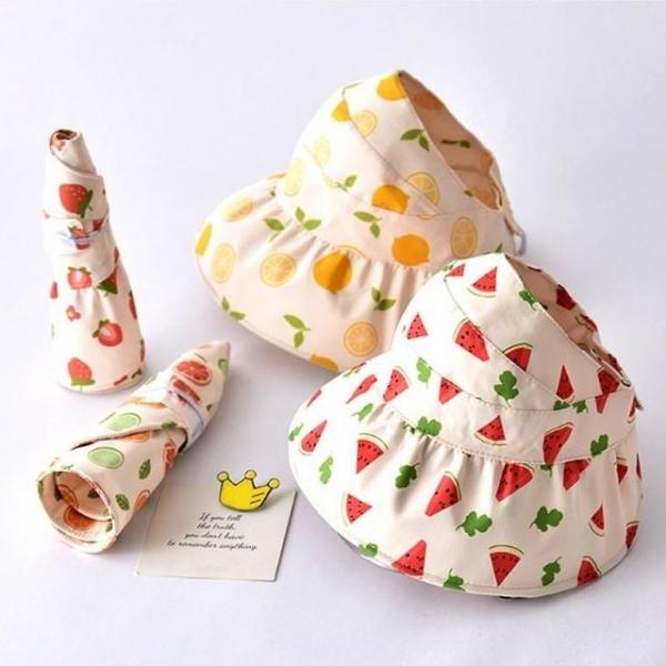 준캡 봄 여름 가을 아동모자 후르츠돌돌이 썬캡