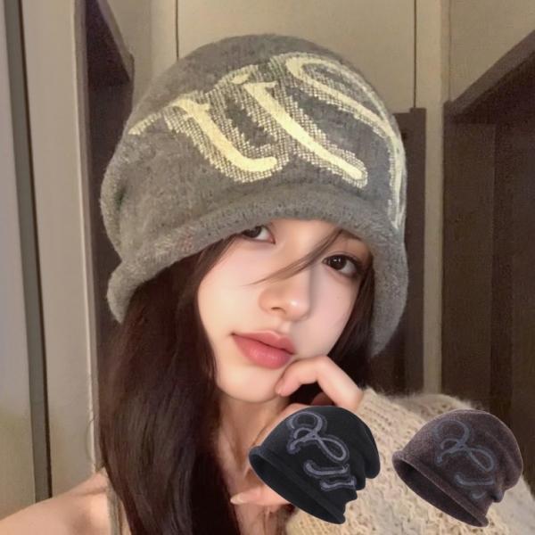 롤업루즈핏더플비니 스트릿패션 모자 비니 패션 소품