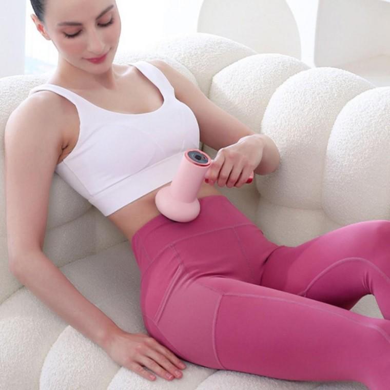 딥 롤링 무선 마사지기 C타입 충전식 미니 롤링 안마기 근막이완 전동 마사지건