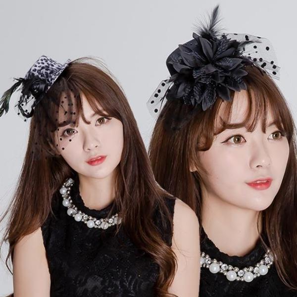 뷰티걸 모자 머리핀 스팡클머리핀 머리띠 파티용품