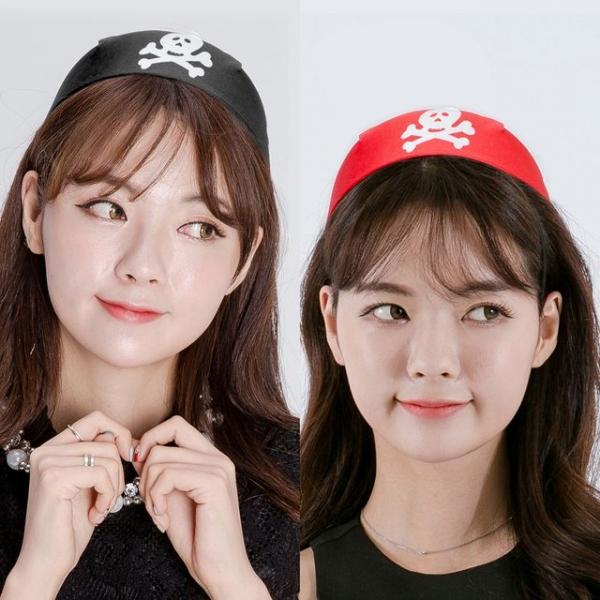 해적 두건 모자 파티용품 공연 할로윈 의상소품 장식