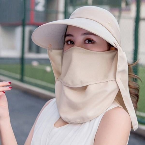 여성 햇빛 차단 가리개 모자 2type 농사 밭일 농부 농사용 가림 썬캡 버킷햇