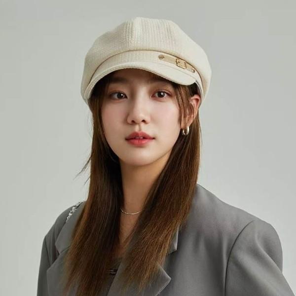 팔각모양 빈티지 클래식한 패션 모자 입체적인 실루엣 데일리 캐주얼 세련된 코디