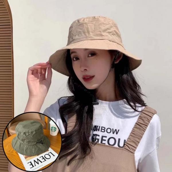 휴대용 접이식 버킷햇 아웃도어 포켓모자 햇빛 차단