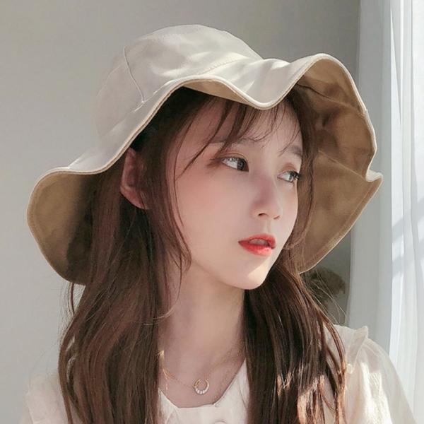 미니멀 플라워 양면 챙모자 6컬러 왕챙모자 여름모자 버킷햇 벙거지모자 라피아햇 등산모자 챙넓은모자