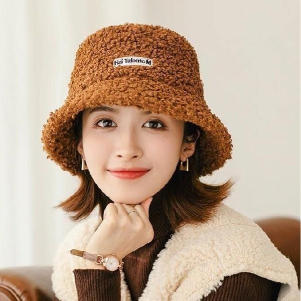 [이거찜] 양털 벙거지모자 뽀글이벙거지모자 겨울모자 버킷햇